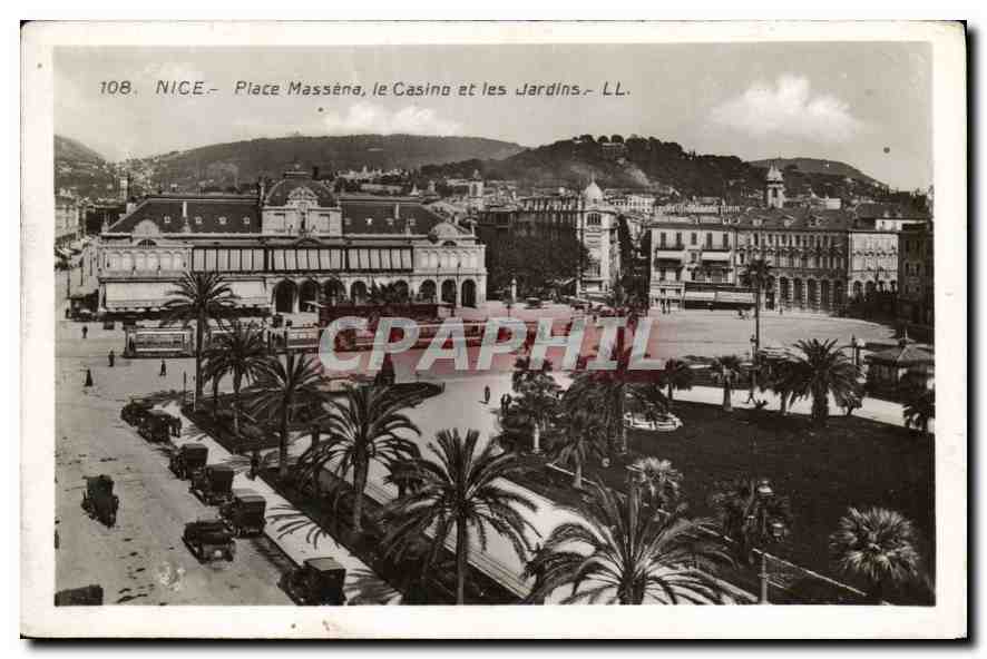 CPA Nice Place Massena le Casino et les Jardins 