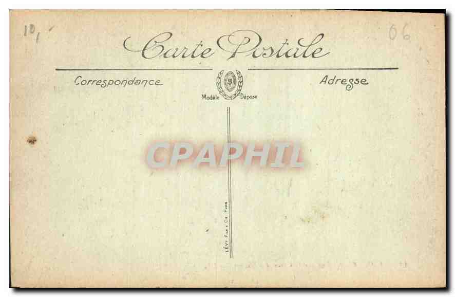 CPA Cannes Vue sur la Croix des Gardes  — Verso