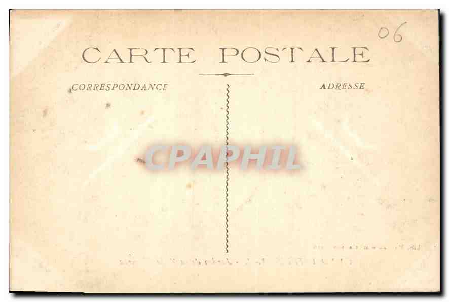 CPA Cap d'Antibes A M Jardin de la Villa Eilenroc  — Rückseite
