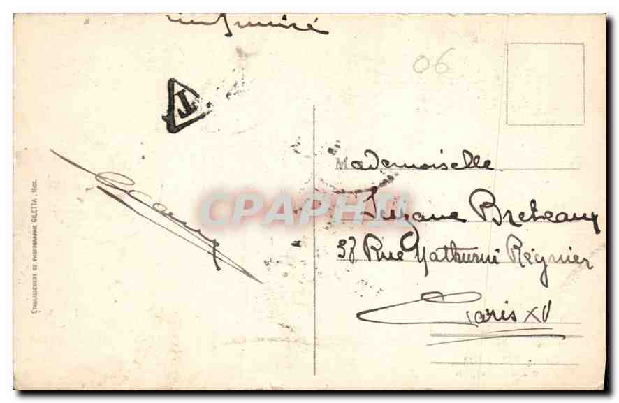 Monaco — Entre les Oliviers — Édition Gilletta, n°701 — Reverso