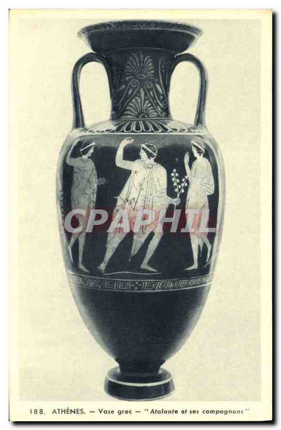 CPA Athenes Vase Grec Atalante et ses compognons 