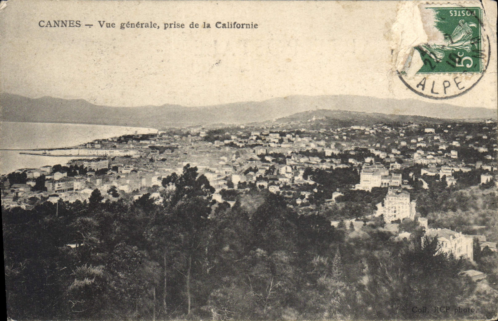 CANNES — Vue générale, prise de la Californie — Coll. RCP photo.