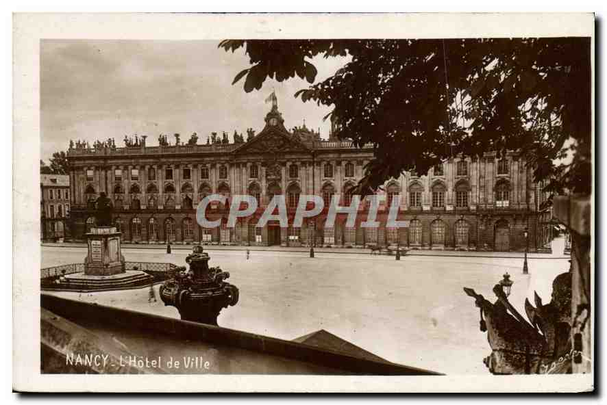 CPA Nancy l'Hotel de Ville 