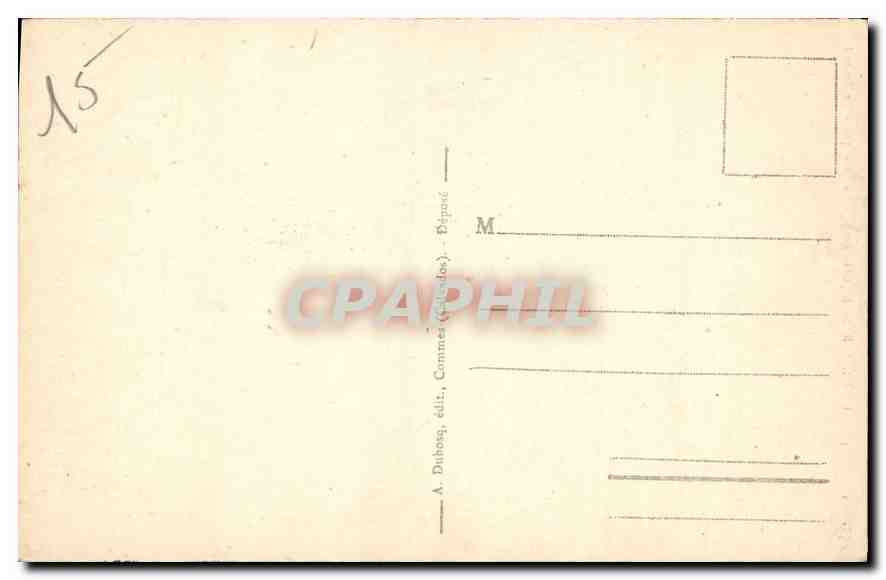 CPA La Delivrande Calvados La Basilique Le Portail  — Rückseite