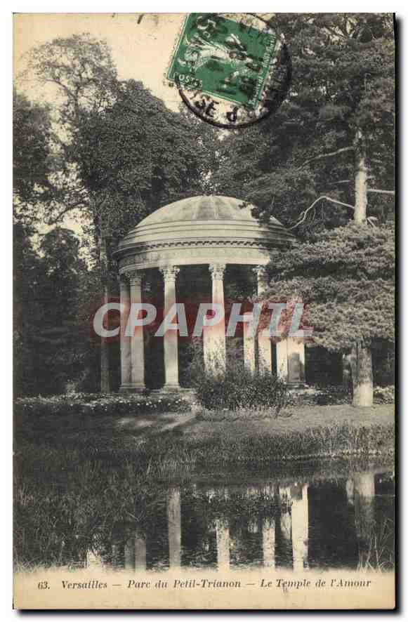 CPA Versailles Parc du Petit Trianon Le Temple de l'Amour 
