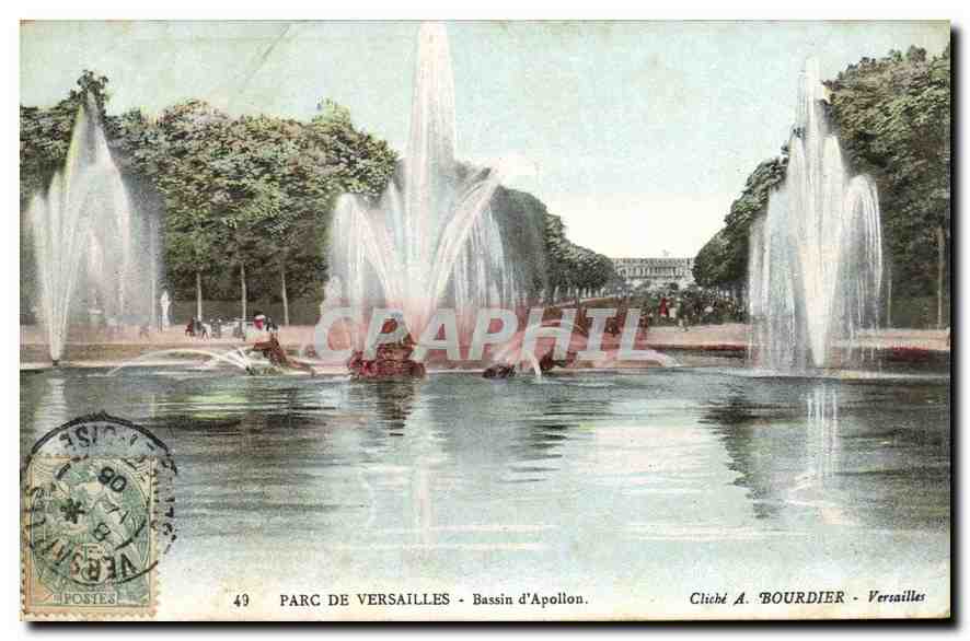 CPA Parc de Versailles Bassin d'Apollon 