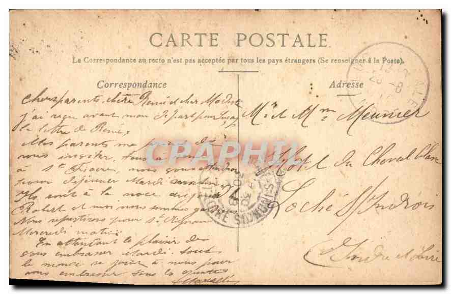 CPA Versailles Galerie des Batailles  — Verso