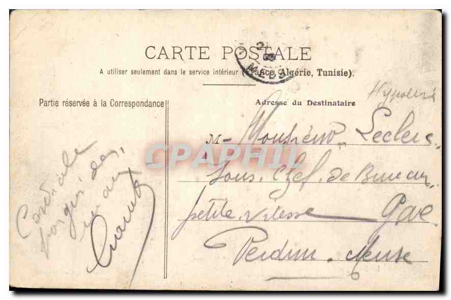 CPA Versailles Le Chateau Grand Trianon  — Verso