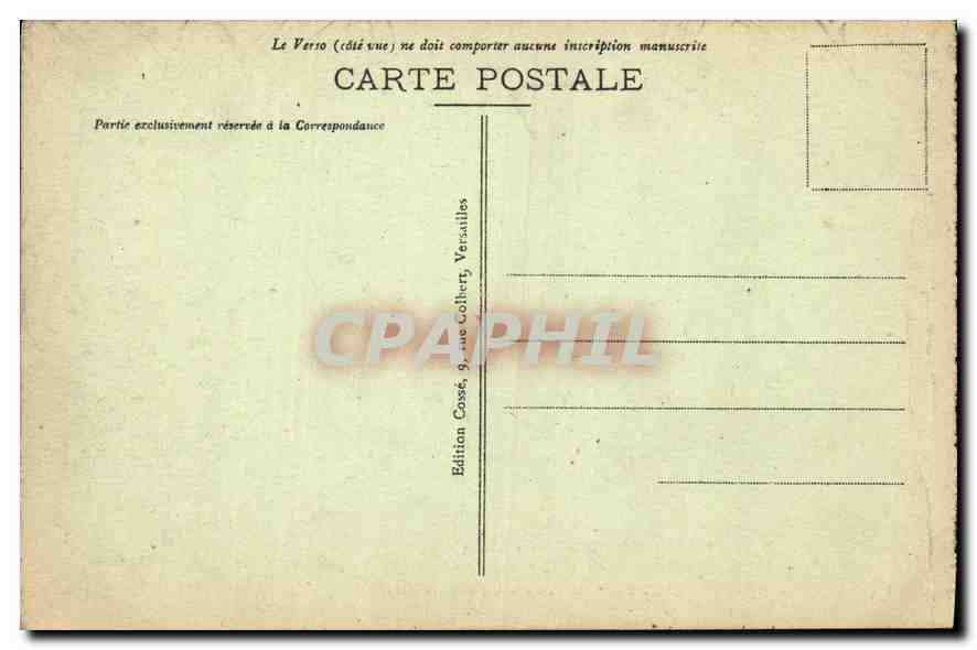 Versailles - Galeries des Glaces - Salle de la Signature de la Paix en 1919 — Verso