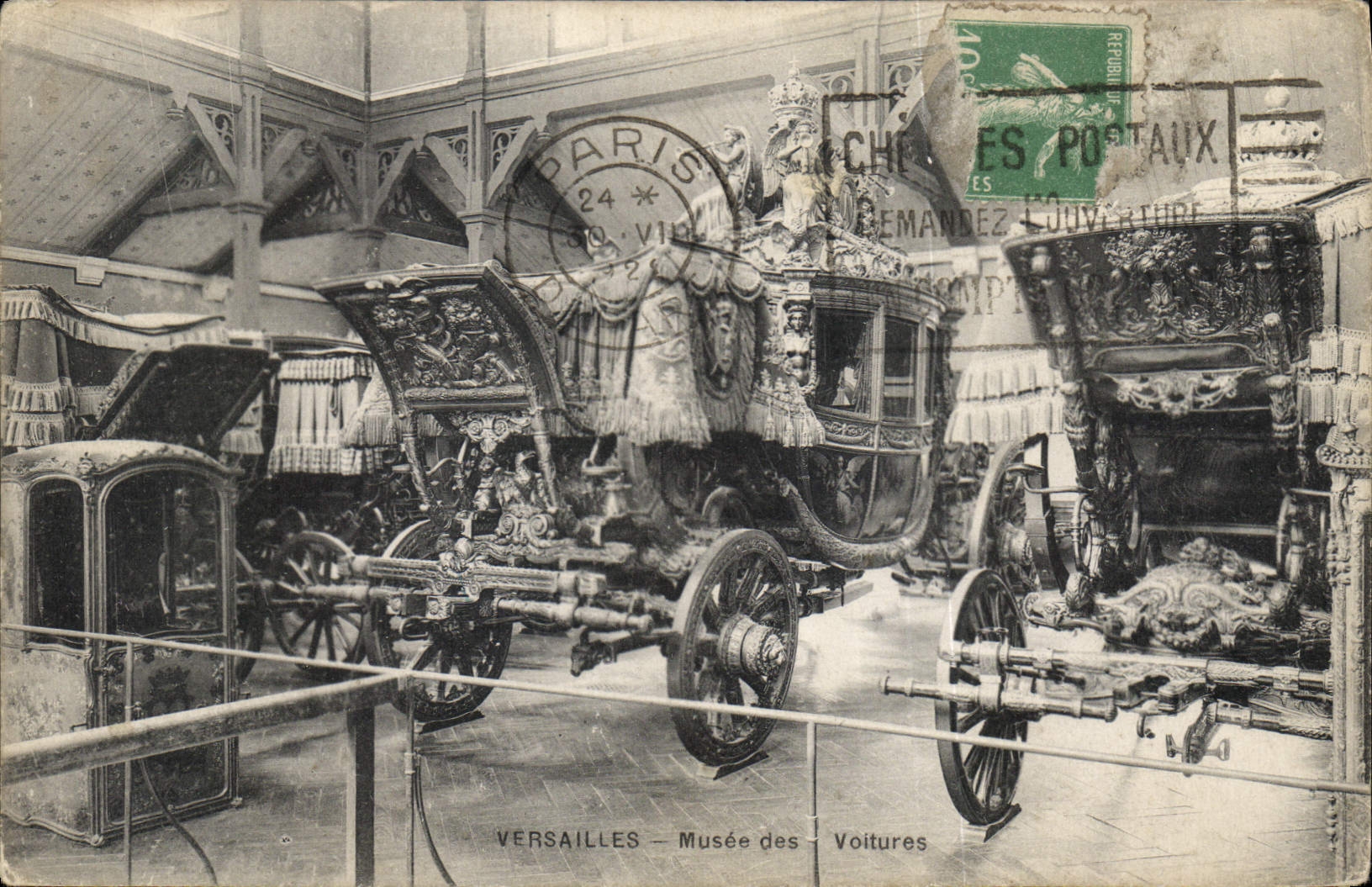 CPA Versailles Musee des Voitures 