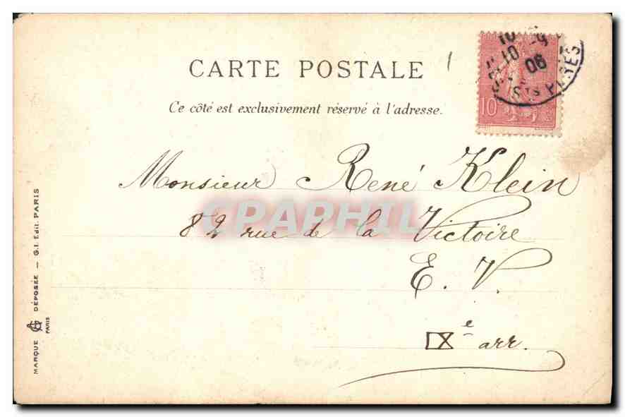 CPA Versailles Petit Trianon Le Hameau  — Verso