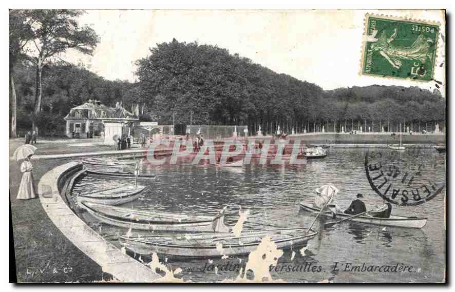 CPA Jardin de Versailles l'Embarcadere 