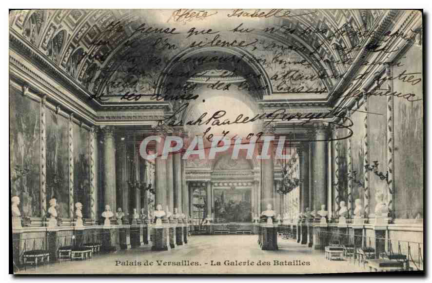 CPA Palais de Versailles La Galerie des Batailles 
