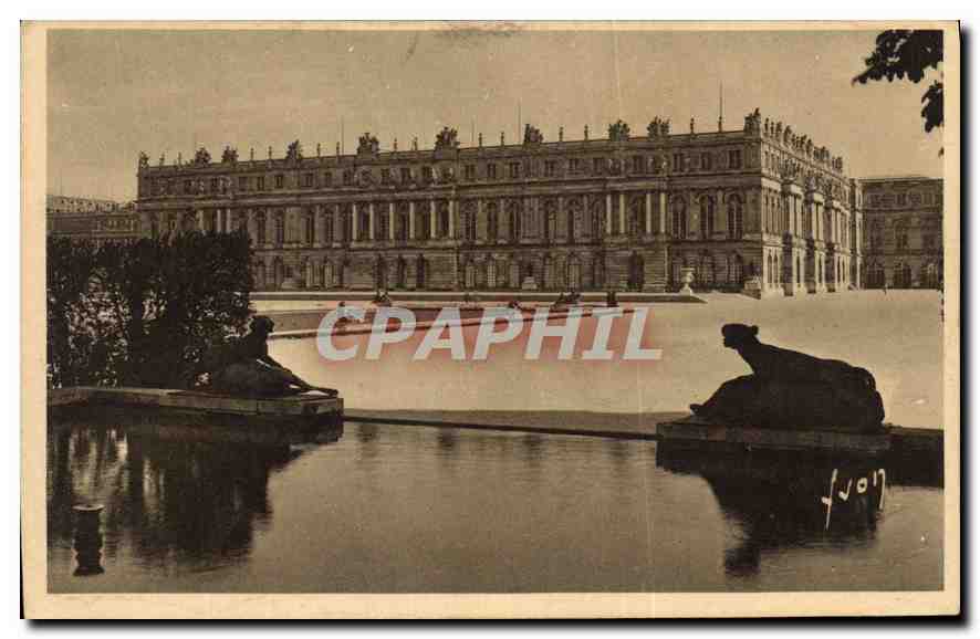 CPA Splendeurs et Charmes de Versailles Le Palais vu du Cabinet du Point du Jour 