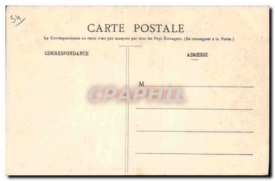 Nancy - Hémicycle de la Carrière - Palais du Gouvernement - Pépinière — Rückseite
