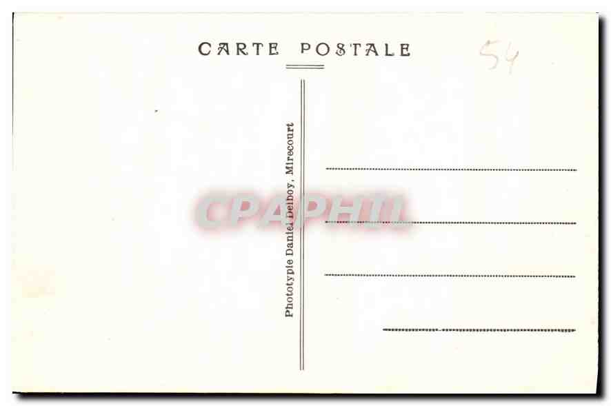 CPA Nancy Hemicycle de la Carriere  — Rückseite