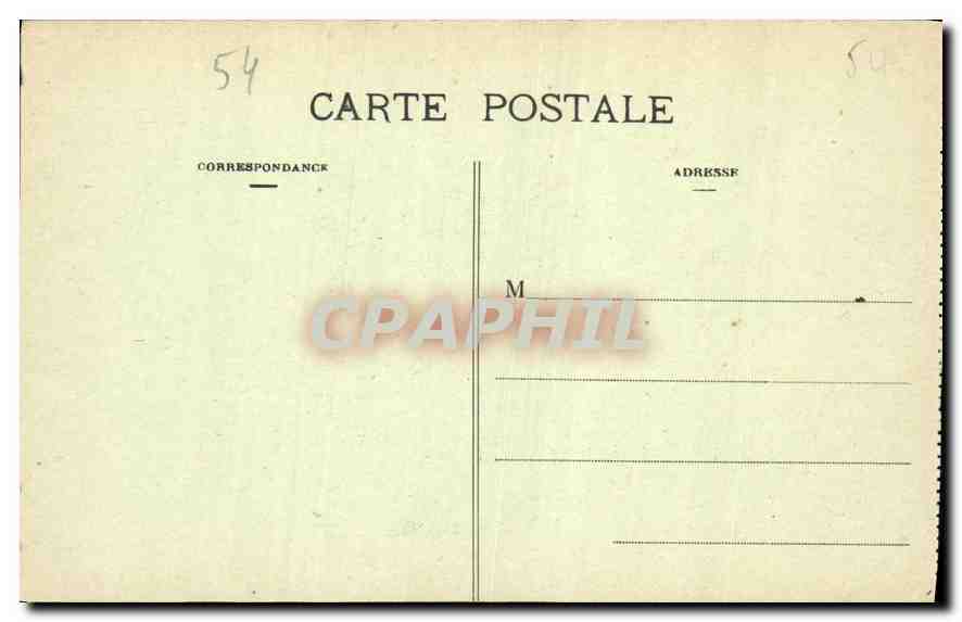 NANCY — L'Hémicycle de la Place Carrière et le Palais du Gouvernement — éditeur CPAPHIL, n° 27 — Rückseite