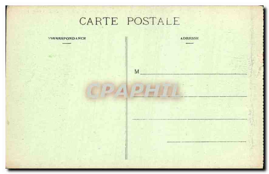 CPA Nancy L'Hemicycle de la Carriere et le Palais du Gouvernement  — Verso