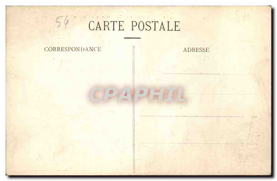 CPA Nancy Palais du Gouvernement Hemicycle de la Carriere  — Rückseite