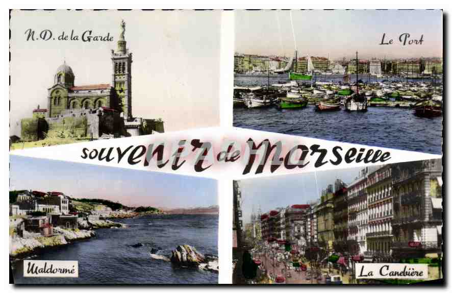 CPA Souvenir de Marseille 