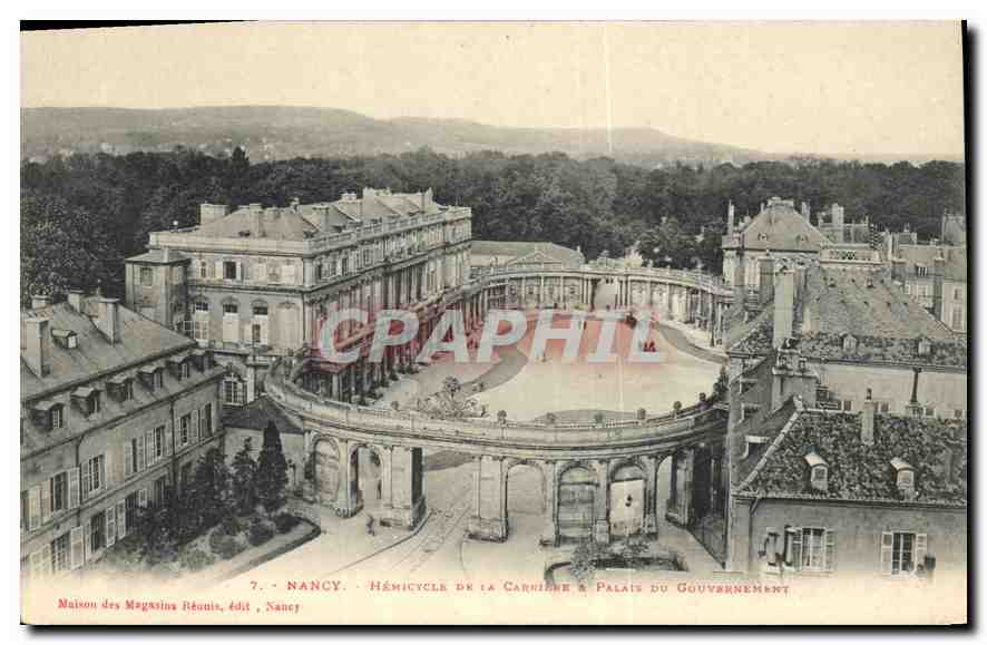 CPA Nancy Hemicycle de la Carriere Palais du Gouvernement 