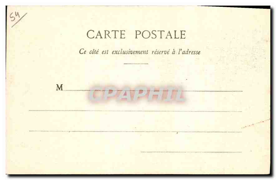 CPA Nancy Hemicycle de la Carriere Palais du Gouvernement  — Verso