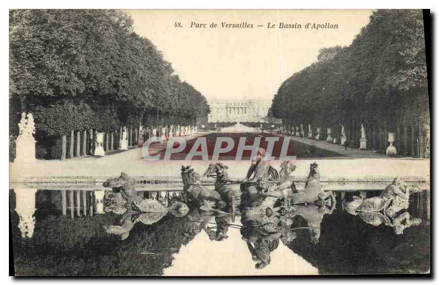 CPA Parc de Versailles Le Bassin d'Appolon 