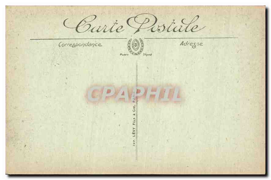 CPA Versailles Palais du Grand Trianon Le Peristyle Central  — Verso