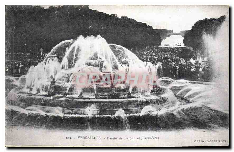 CPA Versailles Bassin de Latone et Tapis Vert 