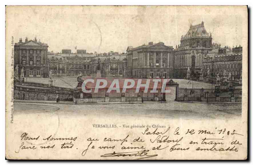 CPA Versailles Vue generale du Chateau 