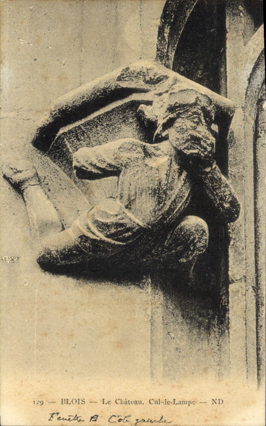 BLOIS — Le Château Cul-de-Lampe — ND — Côté gauche — n°129 - Anverso