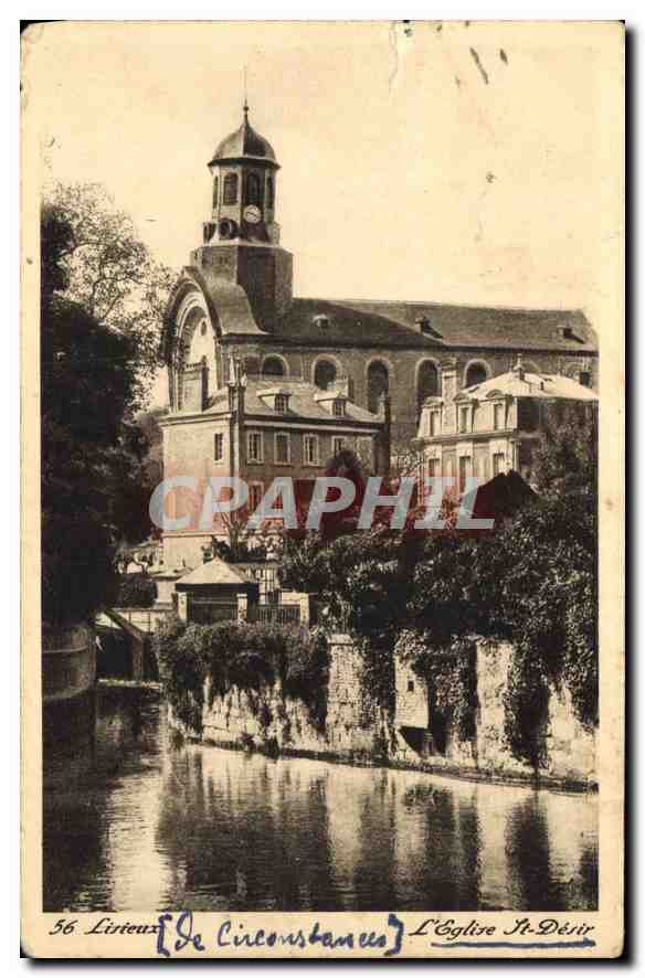 CPA Lisieux L'Eglise St Desir 