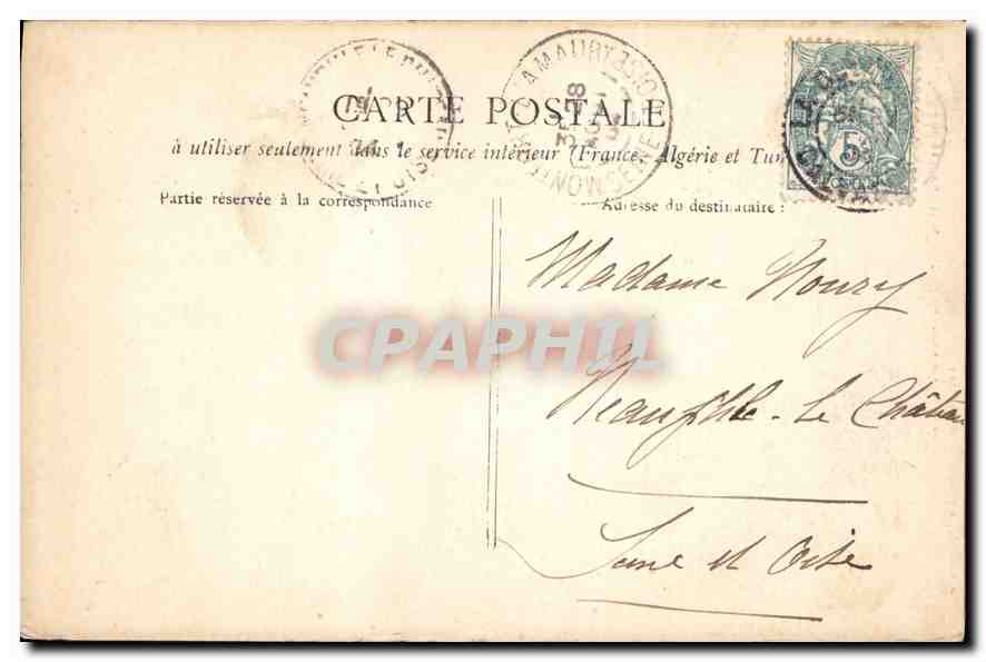 CPA La Delivrande La Vierge Miraculeuse  — Rückseite