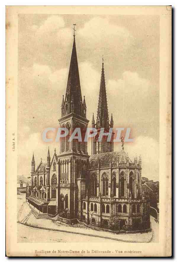 CPA Basilique de Notre Dame de la Delivrande Vue exterieure 