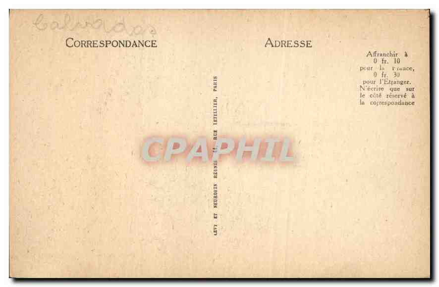 CPA Lisieux La Cathedrale Saint Pierre  — Rückseite