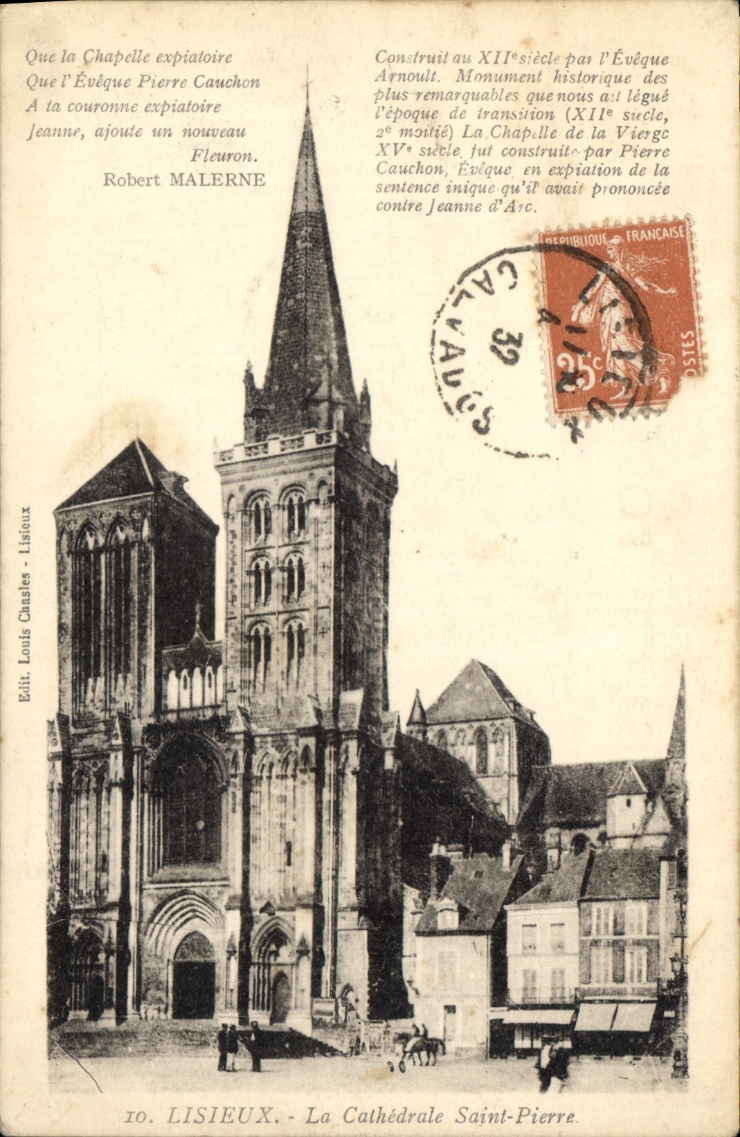 Lisieux - Kathedrale Saint-Pierre — Verleger Louis Chastets - Listeux, n°10