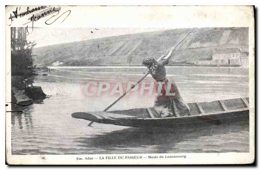 CPA Em Adan La Fille du Passeur Musee du Luxembourg 