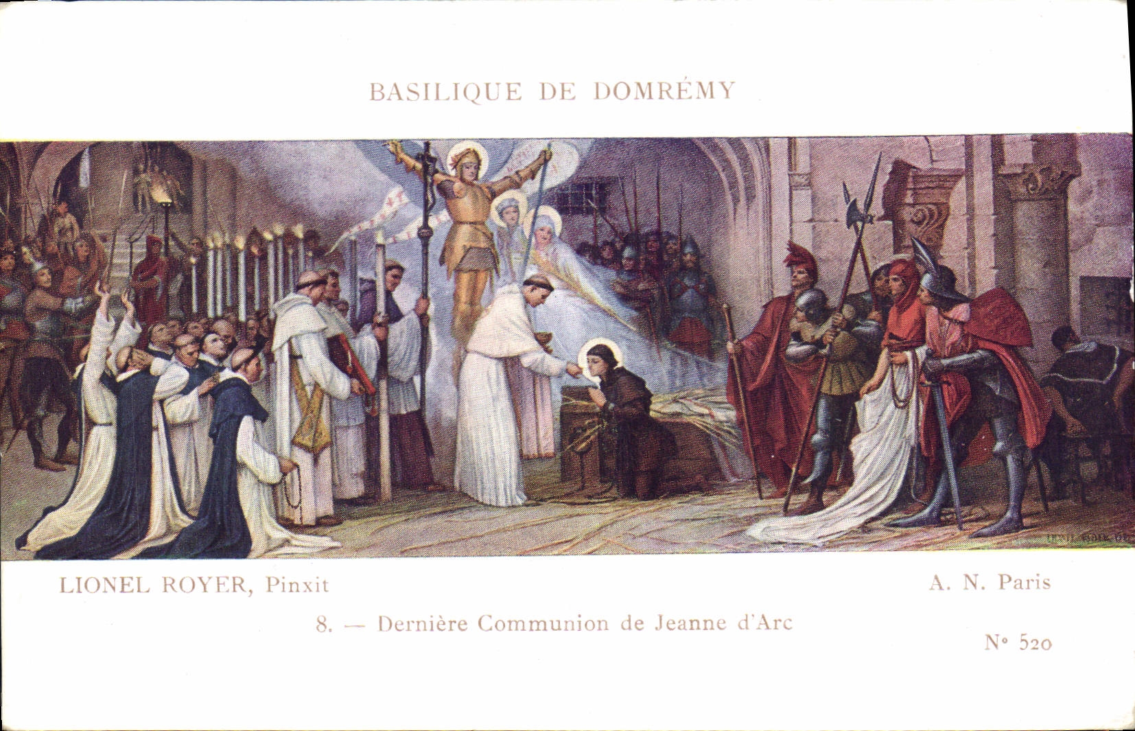CPA Basilique de Domremy Derniere Communion de Jeanne d'Arc 