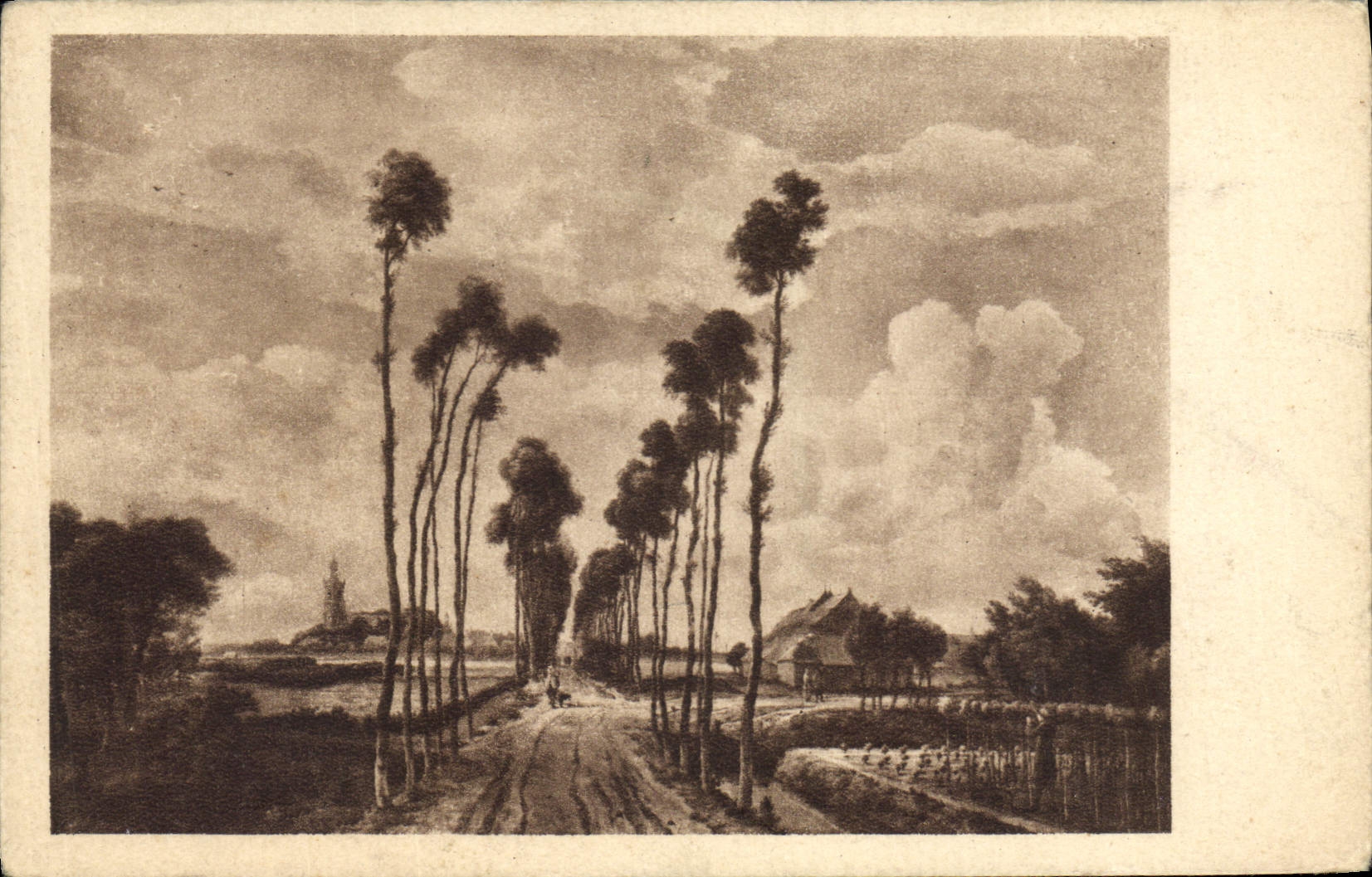 L'allée — Hobbema & G. Braunhouse — Hobbema L'Allée