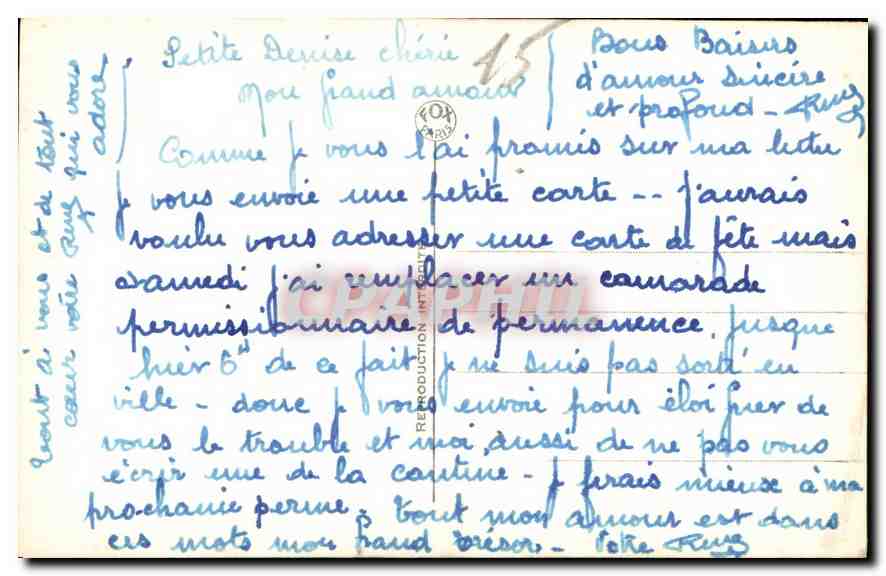 CPA Le Miracle de l'Amour Depuis que tu as pris mon Coeur je me sens ivre de Bonheur Femme — Rückseite