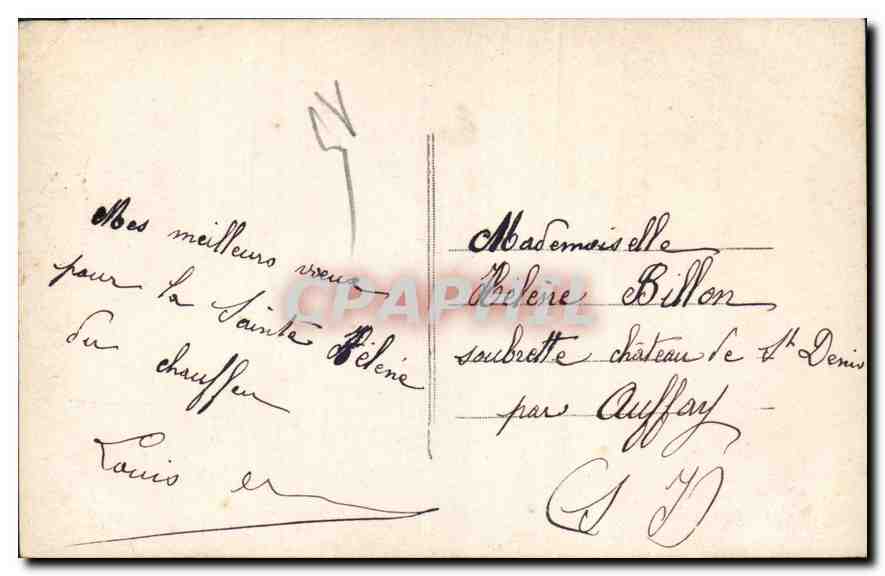 CPA Bonne fete Femme — Rückseite
