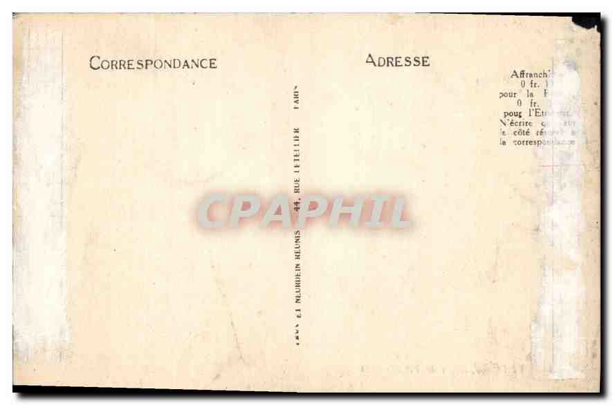 CPA Vire L'Hotel de Ville  — Rückseite