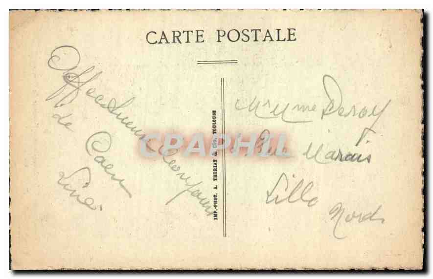 CPA Caen Eglise Saint Pierre Pourtour du Choeur  — Rückseite
