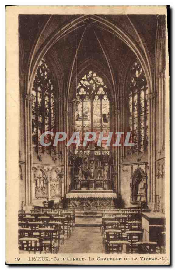 Lisieux - Cathédrale - La Chapelle de la Vierge - L.I. 19