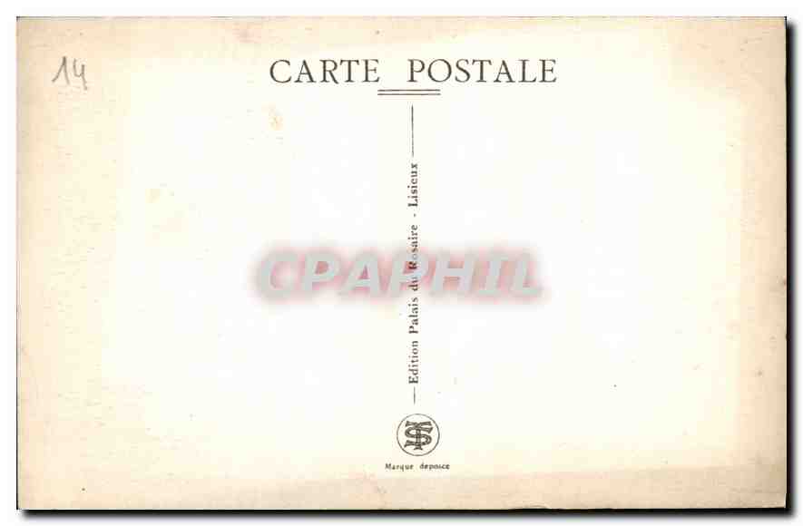 Sainte Thérèse de l'Enfant Jésus — Vitrail du Palais du Rosaire — Verso