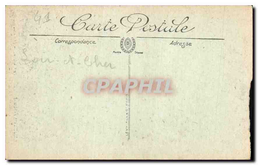 Chaumont-sur-Loire — Le château — Le puits — S.G. — n°12 — Verso