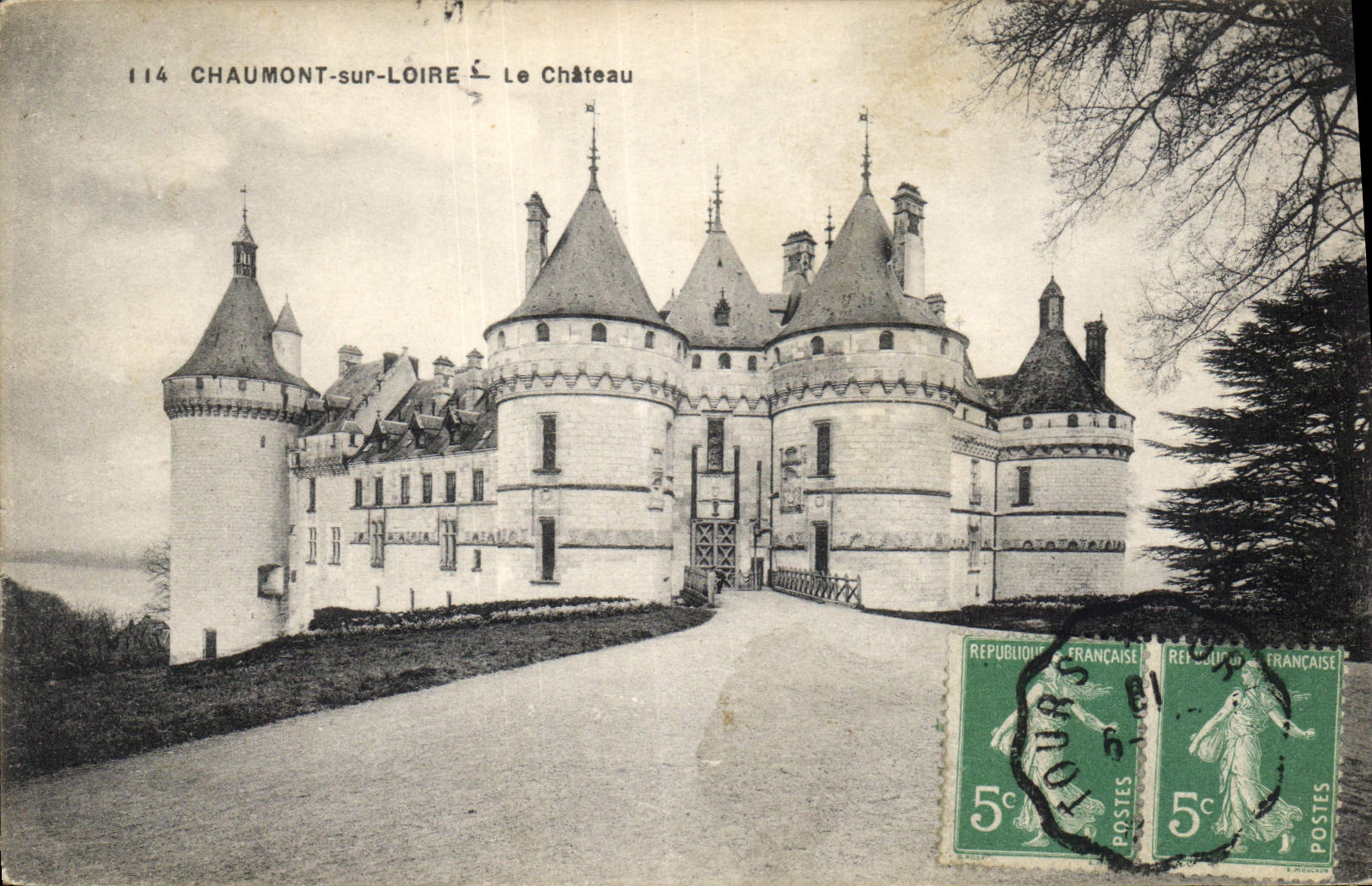 CPA Chaumont sur Loire Le Chateau 