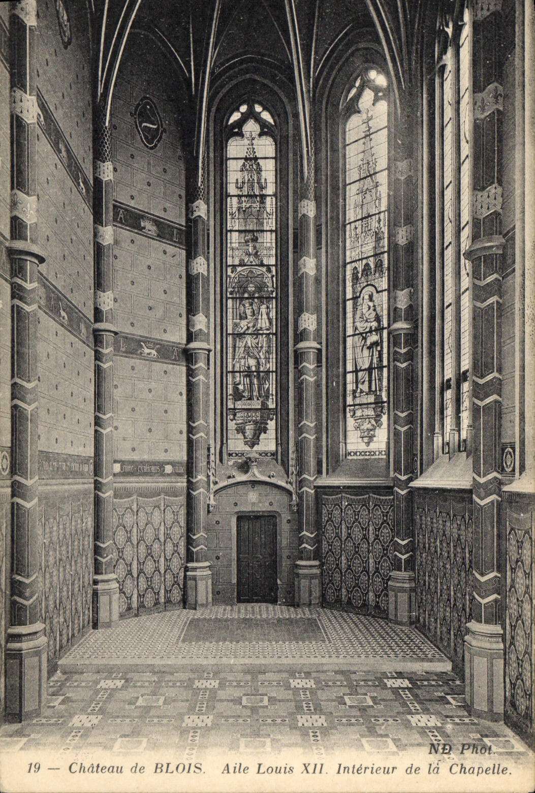 CPA Chateau de Blois Aile Louis XII Interieur de la Chapelle 