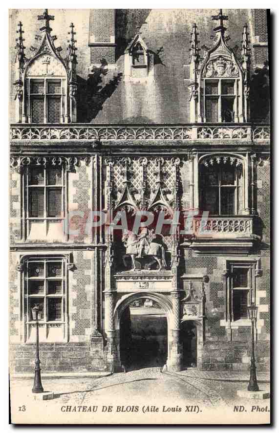 CPA Chateau de Blois Aile Louis XII 