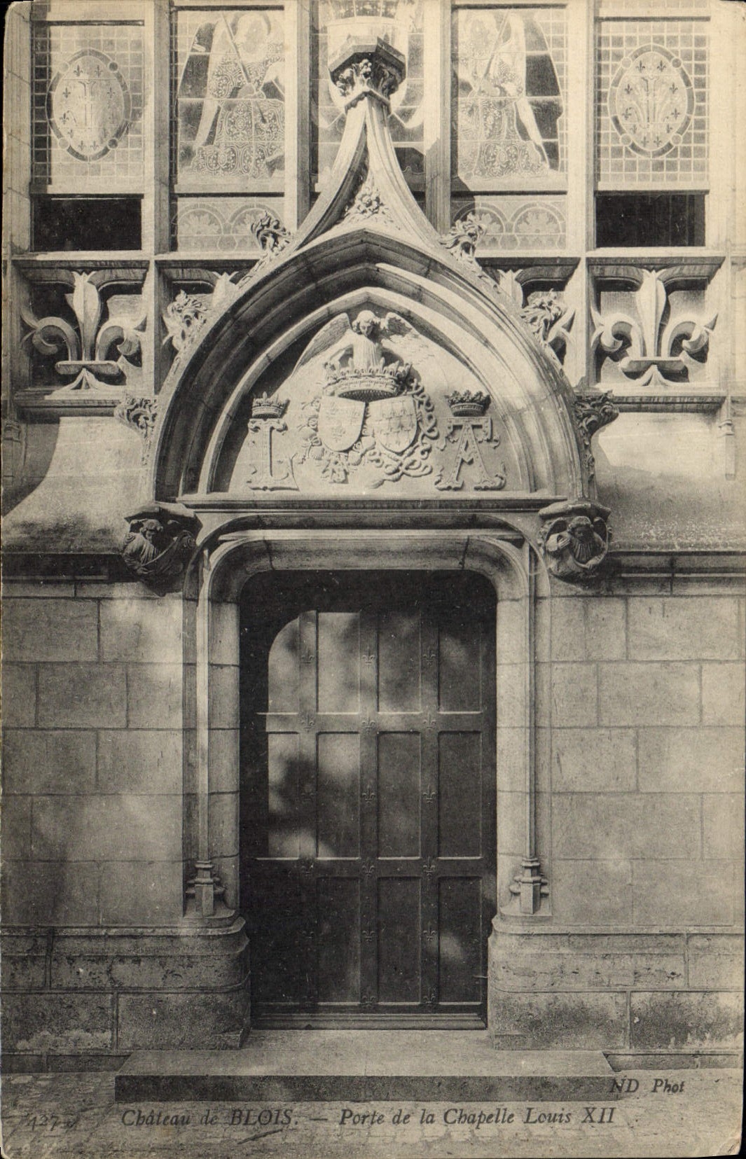 CPA Chateau de Blois Porte de la Chapelle Louis XII 